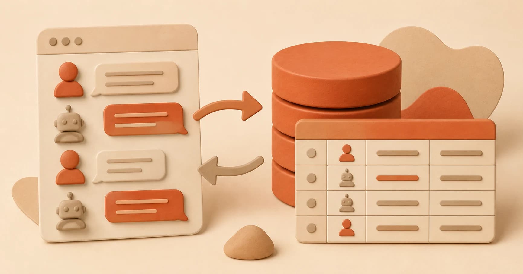 How AI Agents Use Databases to Remember Every Message