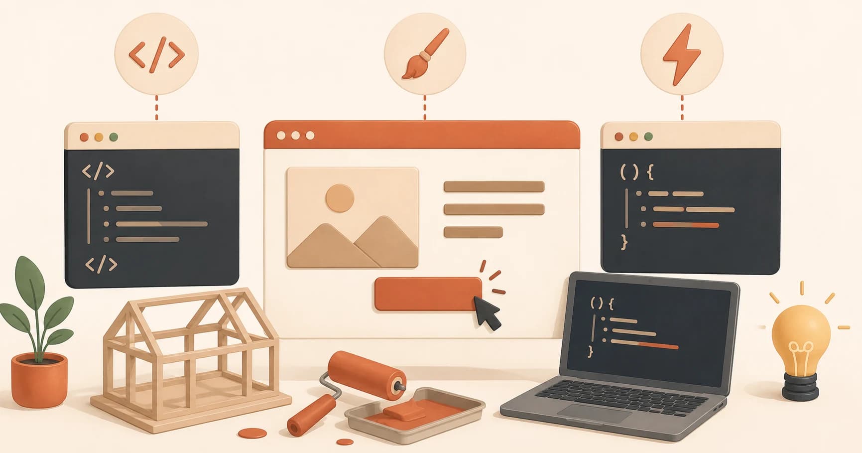 HTML, CSS, JavaScript Explained for Beginners: Basics